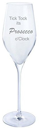 Dartington Tick Tock Seine Prosecco Uhr Prosecco Glas