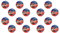 ALMACENESADAN, 0500, Pack Fiestas y cumpleaños Cars, Pack 16 Platos 23 cm Cars
