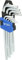 BRILLIANT TOOLS BT044009 Juego de llaves Allen, 9 pzs, perfil Torx®, cortas [Powered by KS TOOLS]