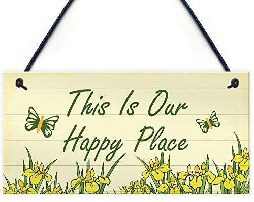 RED OCEAN Novelty Garden Signs And Plaques Summer House Sign Garden Shed Sign Keepsake Gift