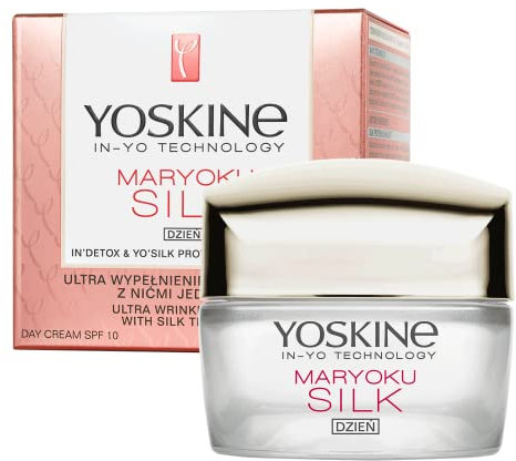 Yoskine Maryoku Silk Tagescreme Faltenfüller mit Seidenfäden für jugendliche Haut