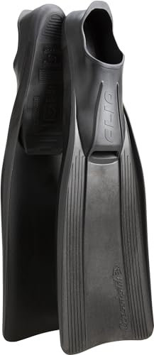 Cressi Clio zum Flossen Schwimmen, Apnoe und Schnorcheln, Schwarz, 35/36