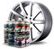 FullColors Kit de Pintura Pinta Tus Llantas Brillo - Pintura Permanente Fácil Aplicación Hazlo-Tú-Mismo DIY (Aluminio Metalizado)