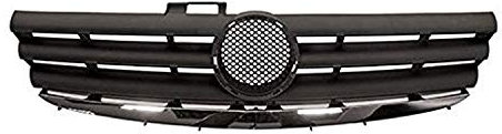 Griglia radiatore nera con modanatura cromata, Compatibile con MERCEDES A CLASSE dal 09/2004 al 12/2007