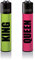 Clipper Feuerzeuge Partner Geschenke Jahrestag Geschenk His Queen Her King - King & Queen #2