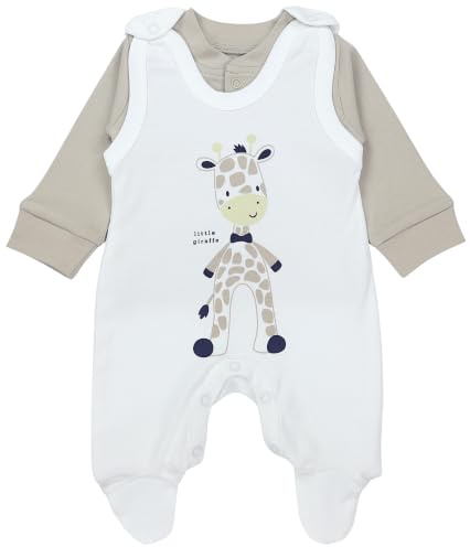 TupTam Zweiteiliger Baby Strampler | Zweiteiliger Baby Strampler aus reiner Baumwolle mit bequemem Schnitt und geprüfter OEKO-TEX Standard 100 Qualität