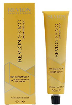 REVLON PROFESSIONAL Revlonissimo Colorsmetique High Coverage Permanent Hair Color - HC 6.34 (60 ml)