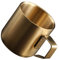 UPKOCH Tasse En Acier Inoxydable 304 Double Paroi Avec Anse, 150Ml, or, IdéAle Pour Café, Thé, Lait, Chocolat Chaud, Boissons, Usage Domestique, Bureau, Café, Restaurant, HôTel