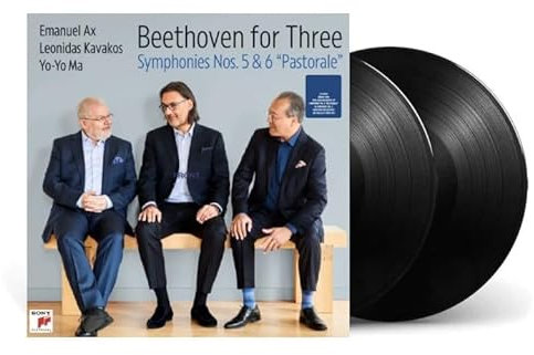 Beethoven For Three Symphonies Nos 5 & 6 Pastorale - Exclusive Limited Edition Black Colored Vinyl 2LP