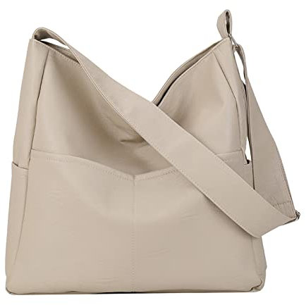 meiodtion Handtasche Damen Umhängetasche Klein Mittelgroß PU und Freizeittasche Umhängetasche Auto Nähen einfarbige Tragetasche lässige Umhängetasche Beuteltasche Damen Mini Tasche Damen
