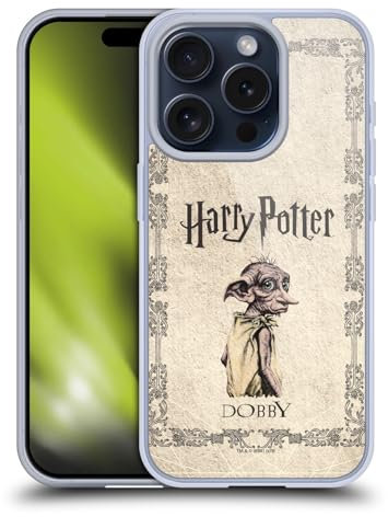 Head Case Designs Offizielle Harry Potter Dobby House Elf Geschoepf Chamber of Secrets II Gelhülle [Militärischer Schutzgrad] Kompatibel Mit Apple iPhone 15 Pro Und Kompatibel Mit MagSafe