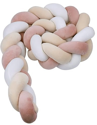 IIQI® geflochtenes Seitenschläferkissen, Superweich Knotenkissen, Deko Kissen Für Wohnzimmer (A1,100cm)