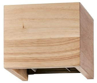 Fischer & Honsel Wandleuchte, Paloma | hell eicheoptik/sandschwarz| Lichtaustritt 10°-120° einstellbar| B: 12 cm, H: 10 cm| Ausladung Wand: 11,50 cm| 2x LED 3,0W 3000 K inkl.| 620 lm| EEG: F|30482