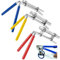 3 Stücke Hydraulikzylinder Kolbenstangendichtungs Installationswerkzeug Kit, Hydraulikpumpe, Hydraulikzylinder Werkzeug, für U-Cup Stangendichtungs Twistor (3pcs)