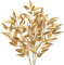 3er-Set Gold Künstliche Eukalyptus Pflanzen, Kunstpflanze Kunstzweig Weihnachten Deko Trockenblumen Dekoration für Heimdekoration, Weihnachtsbaum Neujahr Ornamente, Feiertags-Esstischdekoration