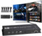 4K HDMI KVM Switch 4x1 Quad Multi Viewer 4 in 1 Out KVM HDMI Processor Screen Multiviewer Seamless for 4 PC Share Mouse Keyboard