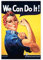 biegzc Poster mit Aufschrift We Can Do It aus dem 2. Weltkrieg, Leinwand-Poster, Schlafzimmer, Dekoration, Landschaft, Büro, Raumdekoration, Geschenk, 30 x 45 cm