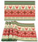 AFXXE Platzset Weihnachten, Tischset Weihnachten Abwaschbar, Platzdeckchen Winter 30x45cm, Rot Grün Weihnachtsmotiv Platzsets 4er Set, Tischsets Weihnachten Stoff Genutzt für Tischdeko(Schneeflocke)