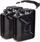 BW® Jerrican en métal pour carburant - 2 x 20 l - Avec bec verseur - Noir - RAL 9005 - Certifié TÜV et homologation ONU - Fabriqué en Europe