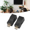 LTSQIN HDMI-Adapter, HDMI-Passivadapter, kompatibler Einzelkabel-Extender, 2 x HDMI 30 m auf RJ45, Netzwerkkabel-Extender-Konverter, Repeater über Cat-5e Cat6