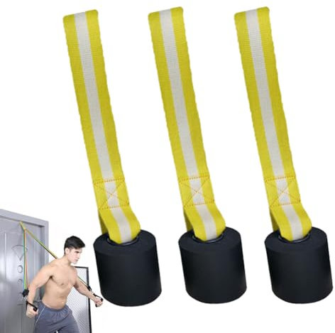 Türanker Fitnessband, Türanker für Widerstandsbänder, Resistance Band Türanker Anwendbar Auf Klimmzugbänder und Therapiebänder, Türanker für Zubehör für Indoor Workout & Home Gym