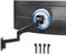 Monitor Wandhalterung für 17-57 Zoll Bildschirme - Gasfeder Monitor Halterung Wand Höhenverstellbar Neigbar Schwenkbar,Monitor Arm Wall Mount bis 2-20 kg,Max VESA 200x200mm