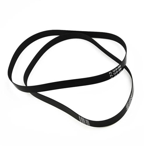 QASULER 2 uds Power Path Belt, for Hoover, for Limpiador de alfombras Dual Power MAX FH51000 repuestos de aspiradora Accesorios de Repuesto Correa de vacío de Caucho