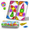 Mini Magnetic Tiles for Kids Travel 42PCS Magnetic Building Blocks with Iron Box, Portable On-The-Go Magnet Travel Toys for 3+ Year Old Boys Girls Toddlers Preschool Learning Christmas Birthday Gifts