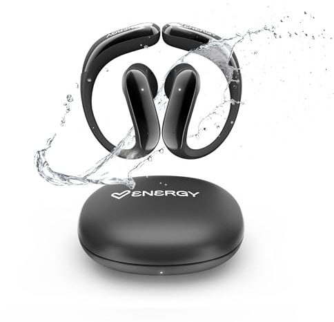 Energy Sistem PulseFit Auriculares Inalambricos Bluetooth 5.4 Deportivos True Wireless Secure-Fit IPX5 Resistente al Agua 22H Bateria Microfono Cascos Running Gym (Space)