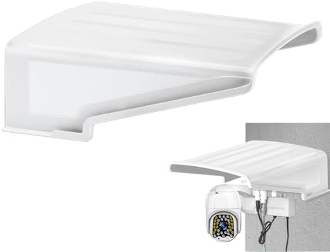 Protector de Cámara para Exteriores Antipolvo y Resistente a la Intemperie | Techo Protector De Cámara De Cúpula Exterior para Casa Jardín Hogar Oficina Escuela Patio Restaurante