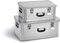 Enders® Alubox TORONTO 47 L + 80 L - Aluminiumbox mit 1 mm Wandstärke, extra stabil - spritzwasser- und staubdicht, stapelbar - Alukiste einsetzbar als Transportbox, Lagerbox, Werkzeugkiste