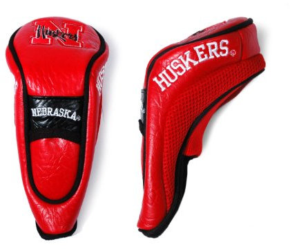Team Golf NCAA Nebraska Cornhuskers Hybrid-Golfschlägerhaube, Klettverschluss, Veloursfutter für zusätzlichen Schlägerschutz