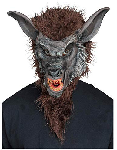 Fun World 8546BW Ferocious Fangs Brown Werewolf
