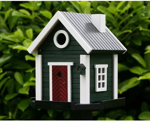 Wildlife Garden WG107 Multiholk Jagdhaus - Der Kombinierte Vogelfutterhaus und Nistkasten/Vogelhaus aus Holz