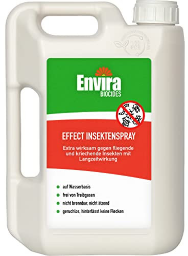 Envira Effect Insecticide Universel - Spray Insecticide Longue Durée - Anti-insectes à base d'eau - 2 litres