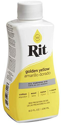 Rit Liquid Fabric Dye Golden Yellow 236ml