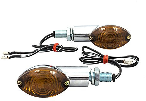 Cat Eye Mini Blinker getönt chrom 20mm