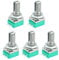sourcing map 5 Stk. RK097N 50K Ohm Variable Widerstände einzelner Dreh Rotary Potentiometer