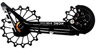 KCNC Jockey Wheel System für Shimano 10/11-fach 14/16 Zähne SUS bearing schwarz