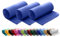 wometo 3er Set Polar Fleecedecke oekoTex 130x160 ca. 400g mit Anti-Pilling und Kettelrand blau dunkelblau