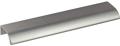 Gedotec Möbelgriffe aus Aluminium | 1 Stück Türgriffe für Schränke - Grau Matt mit Befestigungsmaterial | ONA 0372 | Länge: 200 mm | Griffe für Küchenschränke Schrankgriffe Griffe Möbel