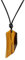 COAI Wolf Tooth Leather Cord Healing Crystal Tiger Eye Necklace