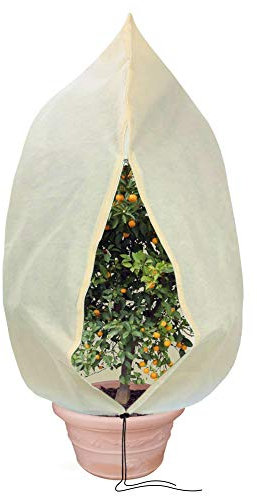 Tesmotor Housse D'hivernage, Housse de Protection pour Plantes, Voile d'hivernage - 180 x 120 cm