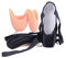 Daydance Ballettschuhe für Mädchen und Damen, Band-Ballerinas mit Zehenpolstern, Schwarz, 40.5 EU
