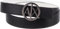 Armani Exchange Damen Essential, Double Face, Circle Logo Belt, Black/White, S