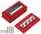 T Tocas 300A 12V Bus Bar Power Distribution Blocks with 4X M8(5/16) Terminal Studs, Heavy Duty Battery BusBar with Cover 12 Volt - 48V DC for Car Marine Boat Solar and More, Red