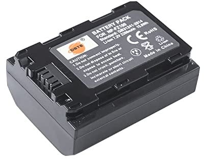DSTE NP-FZ100 (2000mAh/7.2V) Li-Ion Akku Kompatibel mit Sony A7R3, A7R III, A7R III, A7R3, Alpha 9, Alpha 9R, Alpha a9R, Alpha a9S, Alpha 9S