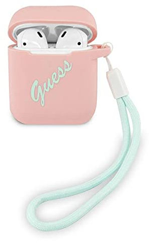 Guess Apple Airpods 1/2 Cover Hülle Vintage 55834 Rosa