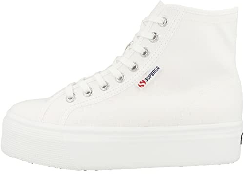 Superga Damen Sneaker high weiß/schwarz/dunkelrot 41