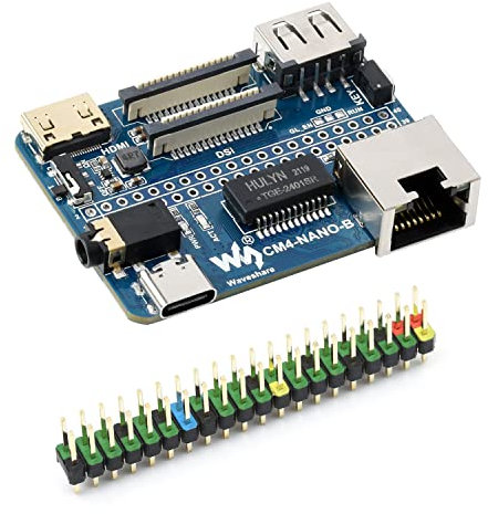 Waveshare Nano Base Board, Compatible with Raspberry Pi Compute Module 4